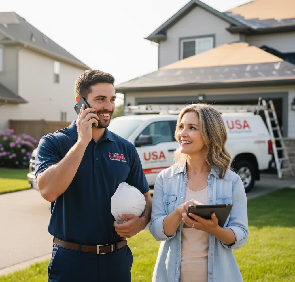 USA Roof Repair Experts customer support in Altoona